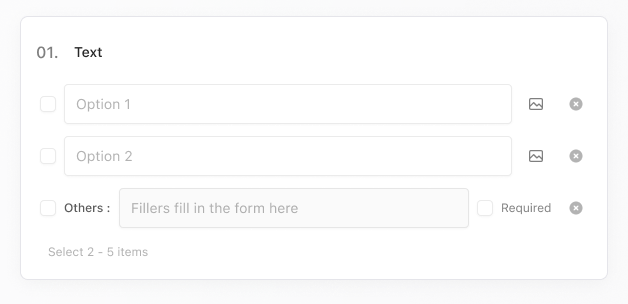 Multiple choice — original Figma design
